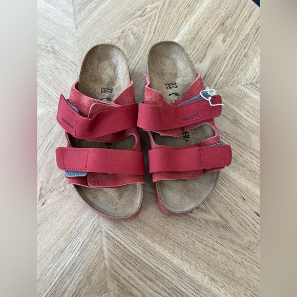 BIRKENSTOCK Uji Nubuck-Suede Leather - Sienna Red - Picture 5 of 10